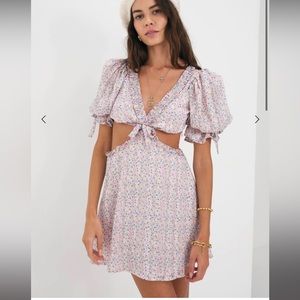For Love and Lemons Phoebe mini dress